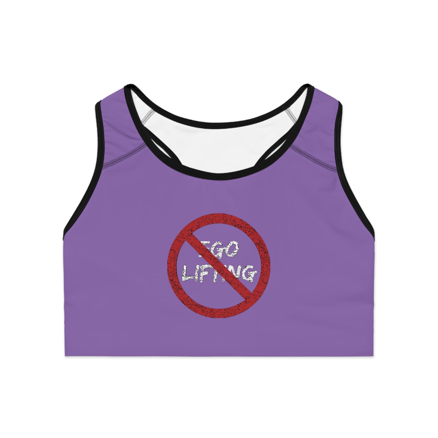 Light Purple Sports Bra | Gym Activewear