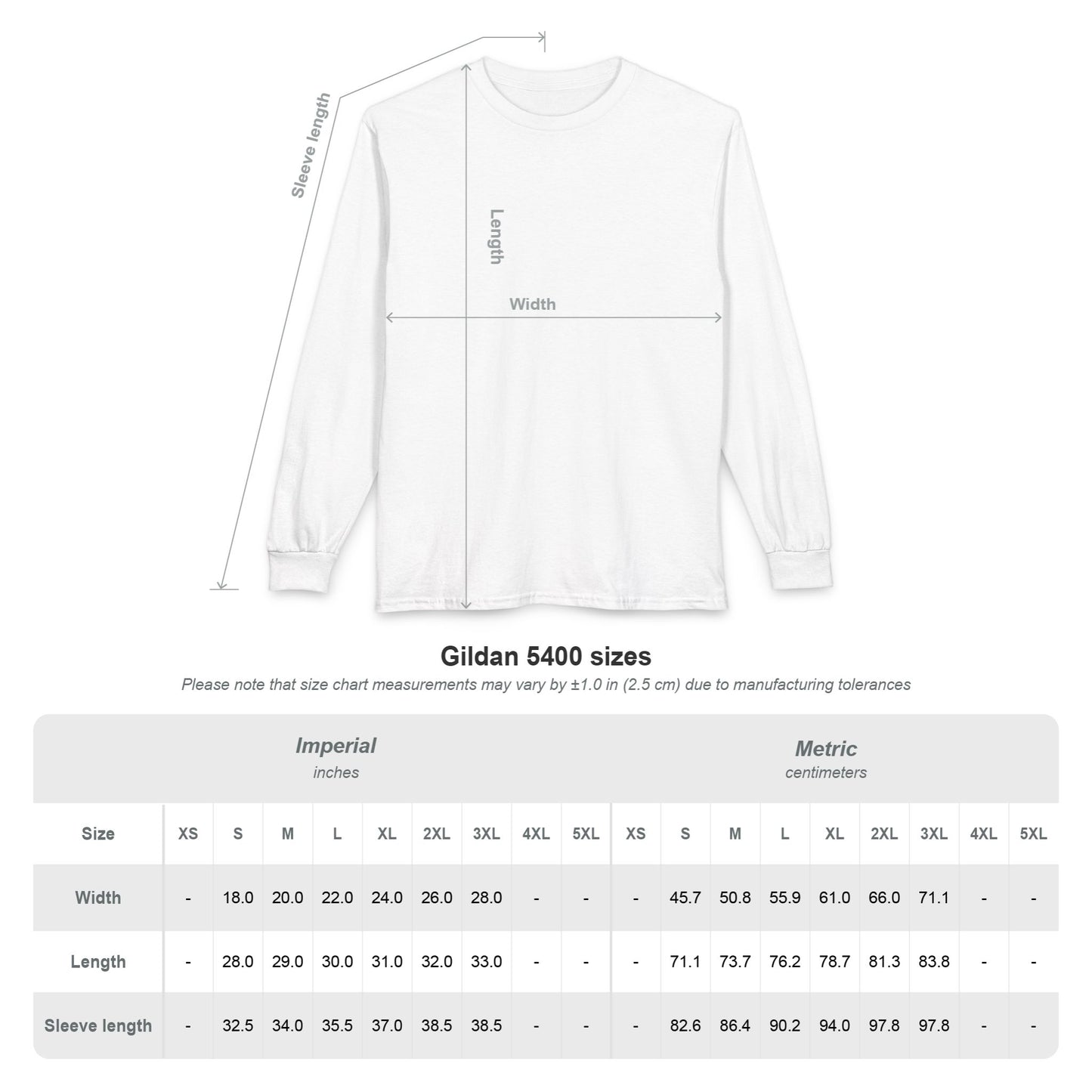 Centered | Long Sleeve Tee | Cotton