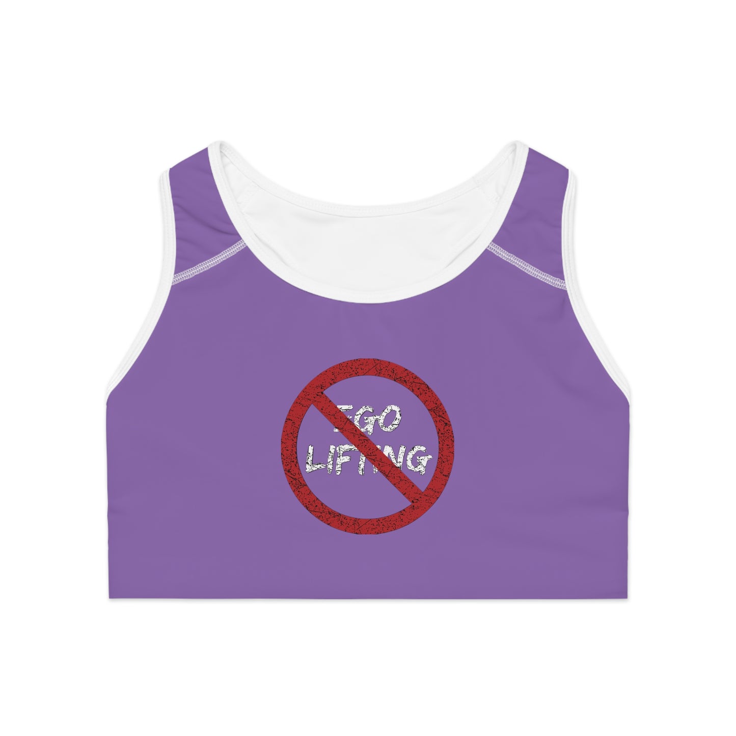Light Purple Sports Bra | Gym Activewear