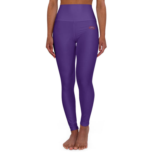 High-Waist Yoga Leggings | Purple