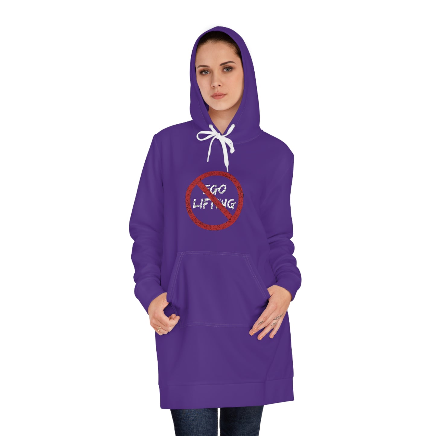 Centered | Hoodie Dress | Dark Purple