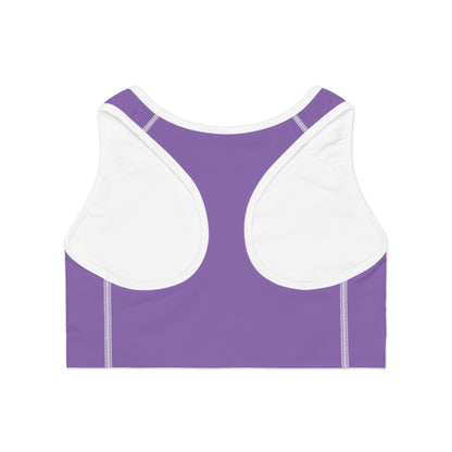 Light Purple Sports Bra | Gym Activewear