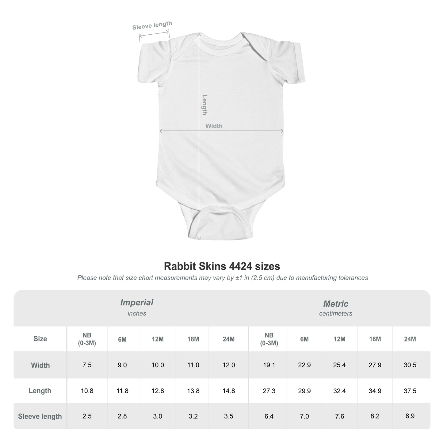 Centered | Infant Jersey Bodysuit