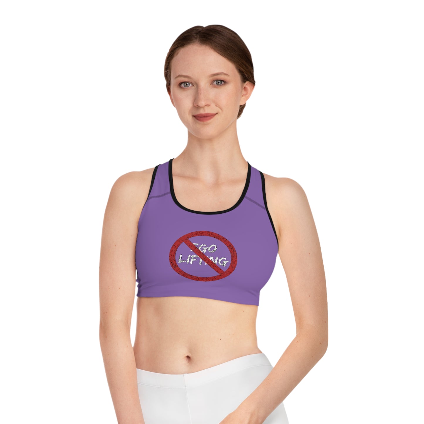 Light Purple Sports Bra | Gym Activewear
