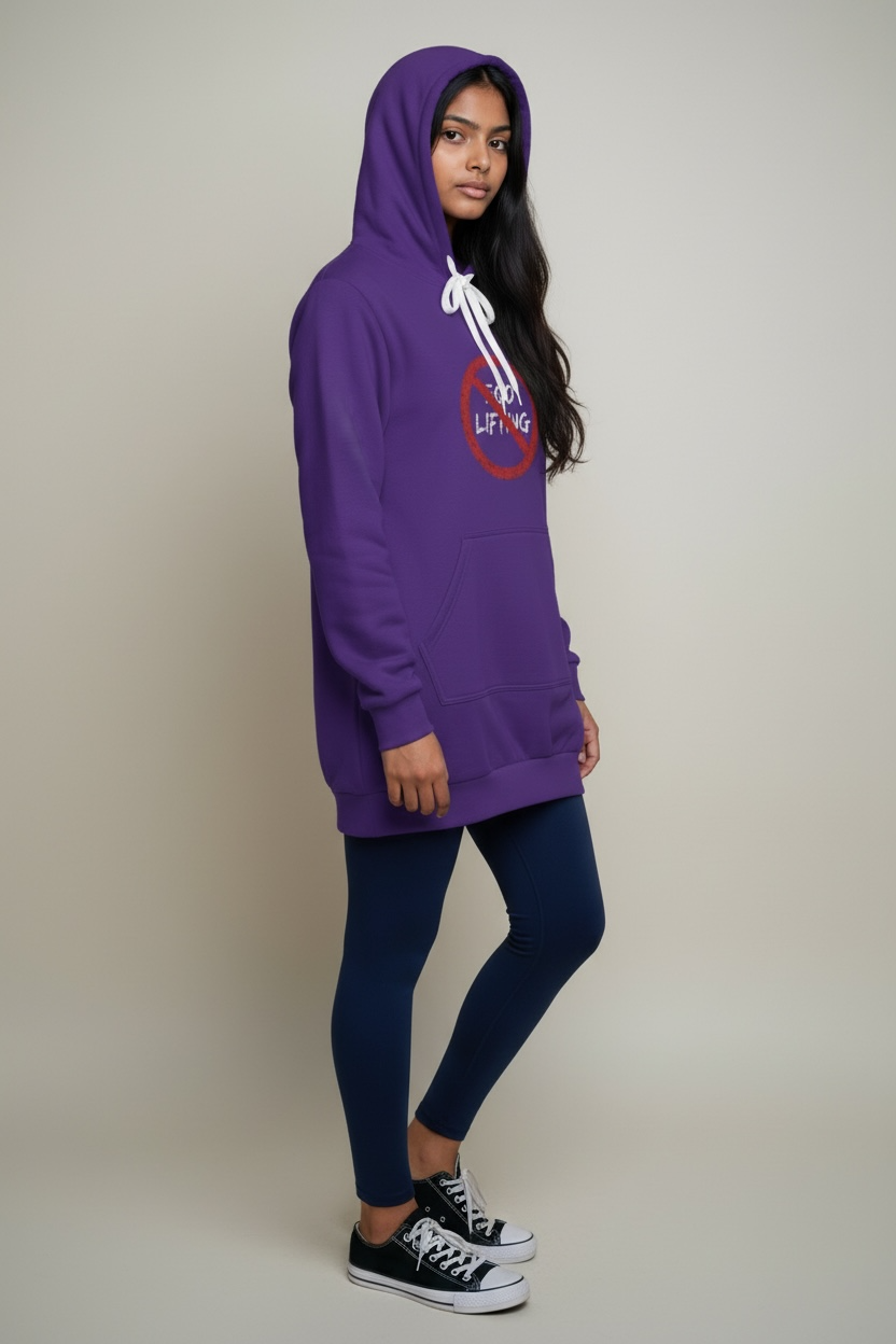 Centered | Hoodie Dress | Dark Purple