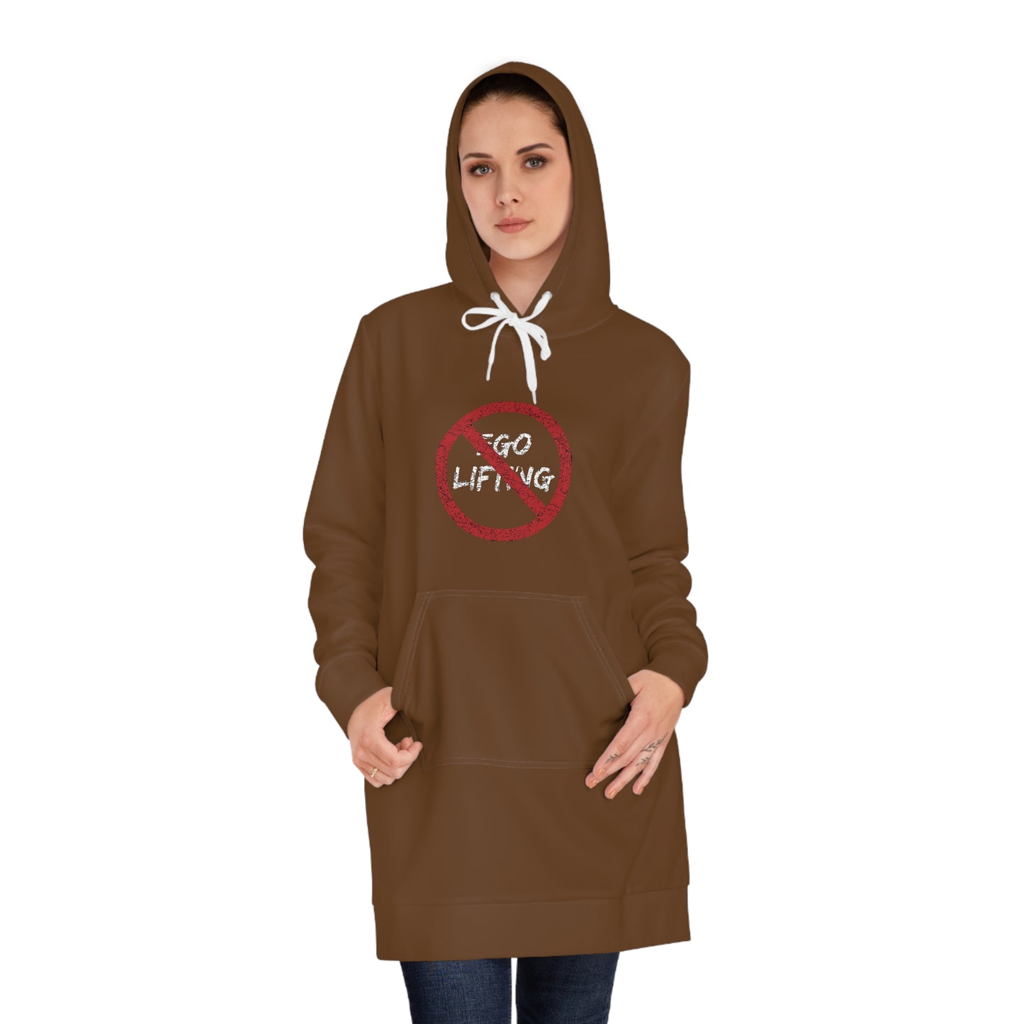 Centered | Hoodie Dress | Brown
