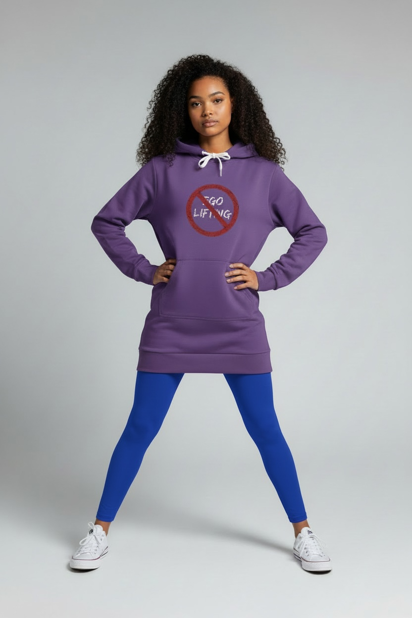 Centered | Hoodie Dress | Light Purple