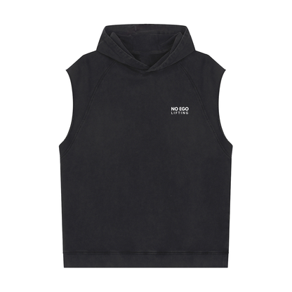 Define | Snow Washed Sleeveless Hoodie