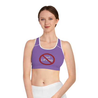 Light Purple Sports Bra | Gym Activewear