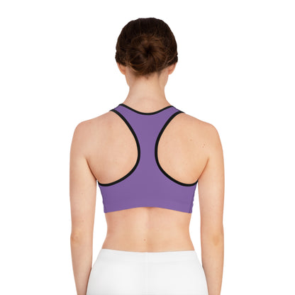 Light Purple Sports Bra | Gym Activewear