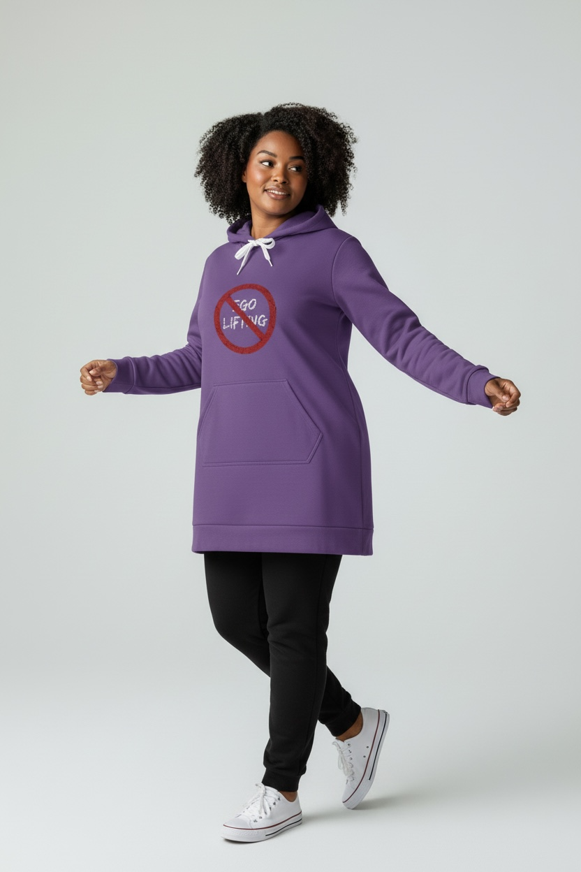 Centered | Hoodie Dress | Light Purple