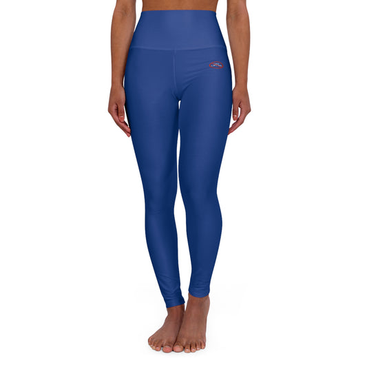 High-Waist Yoga Leggings | Blue