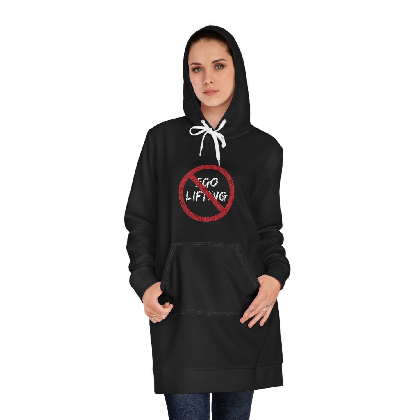 Centered | Hoodie Dress | Black
