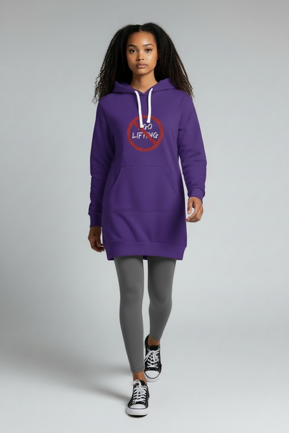 Centered | Hoodie Dress | Dark Purple