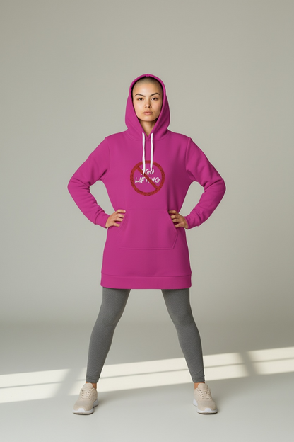 Centered | Hoodie Dress | Pink