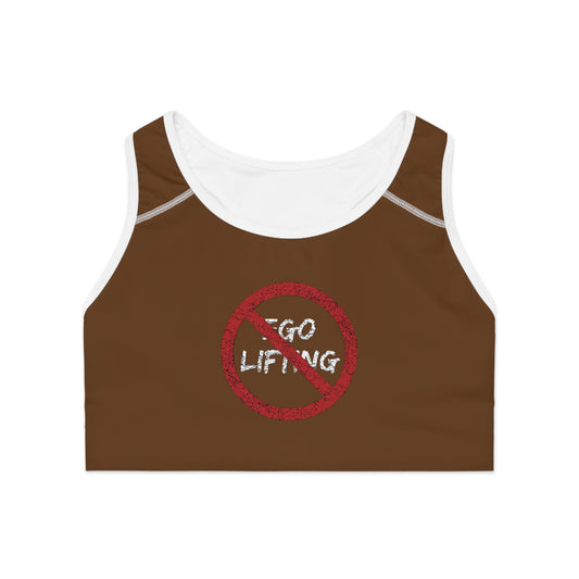 Brown Sports Bra | Gym Activewear