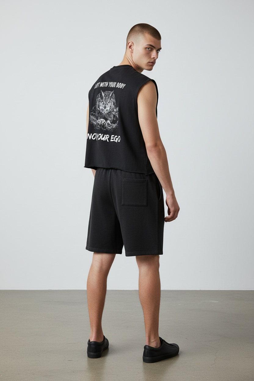 French Terry Boxy Tank Top