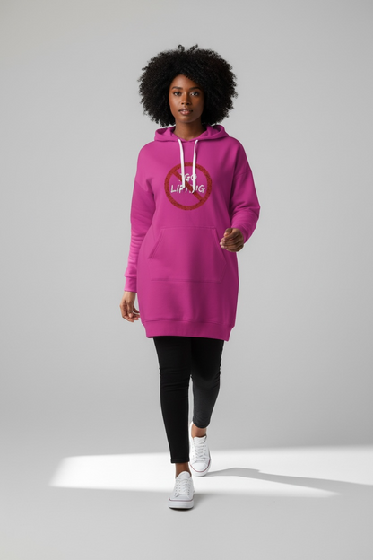 Centered | Hoodie Dress | Pink