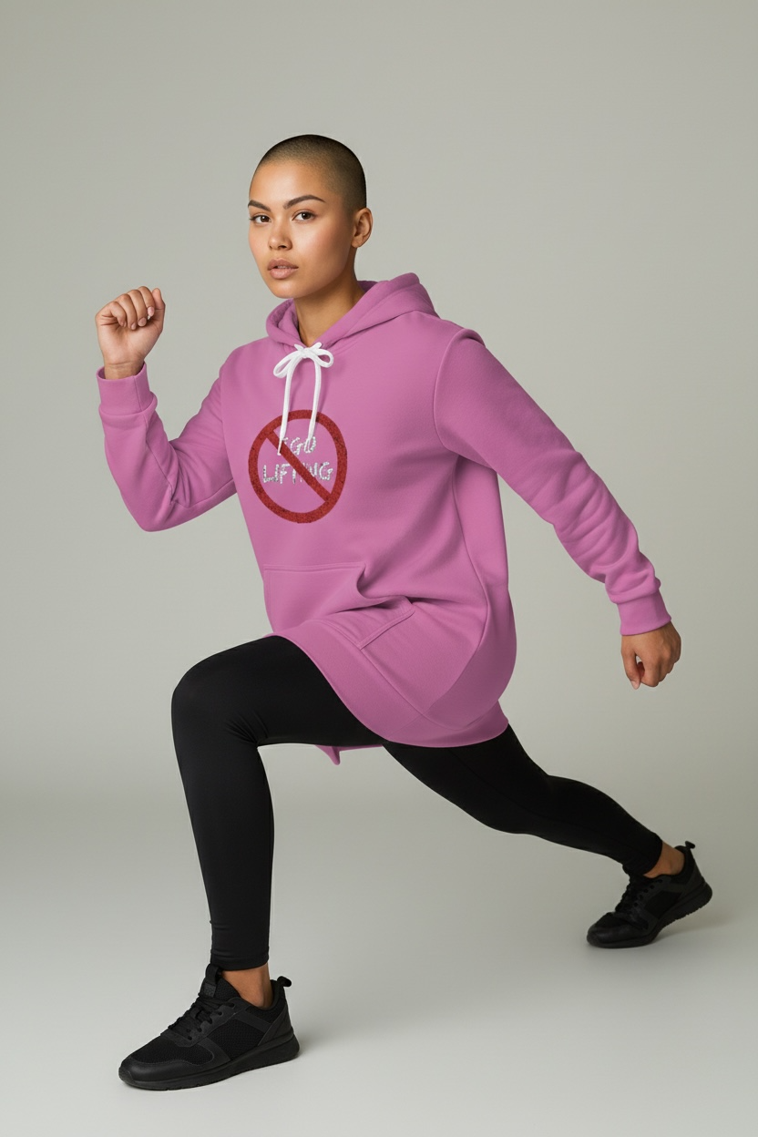 Centered | Hoodie Dress | Light Pink