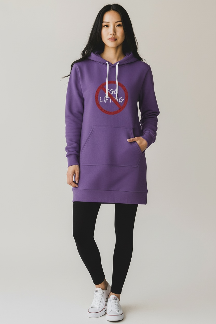 Centered | Hoodie Dress | Light Purple