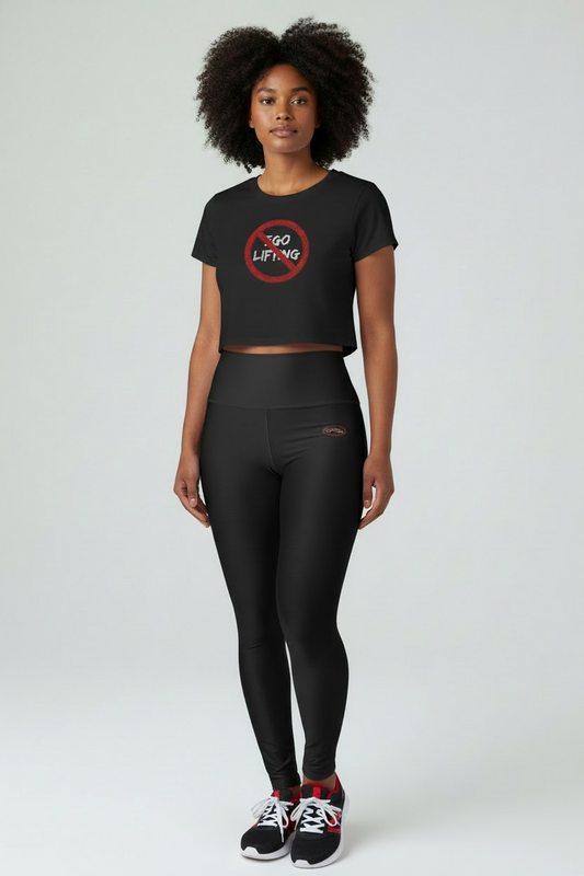 Centered | Women's Crop Top | Baby Tee
