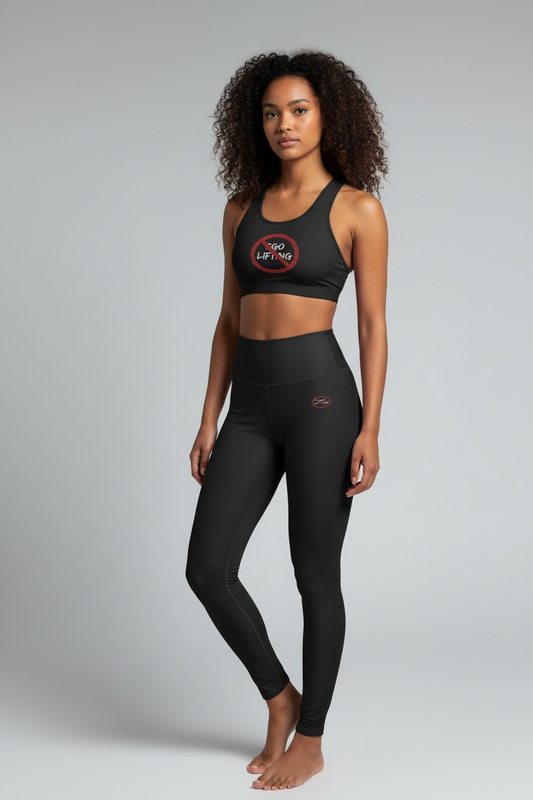 Centered | Black Sports Bra