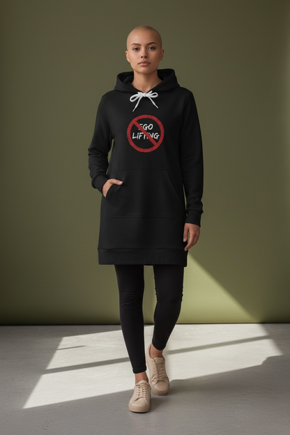 Centered | Hoodie Dress | Black