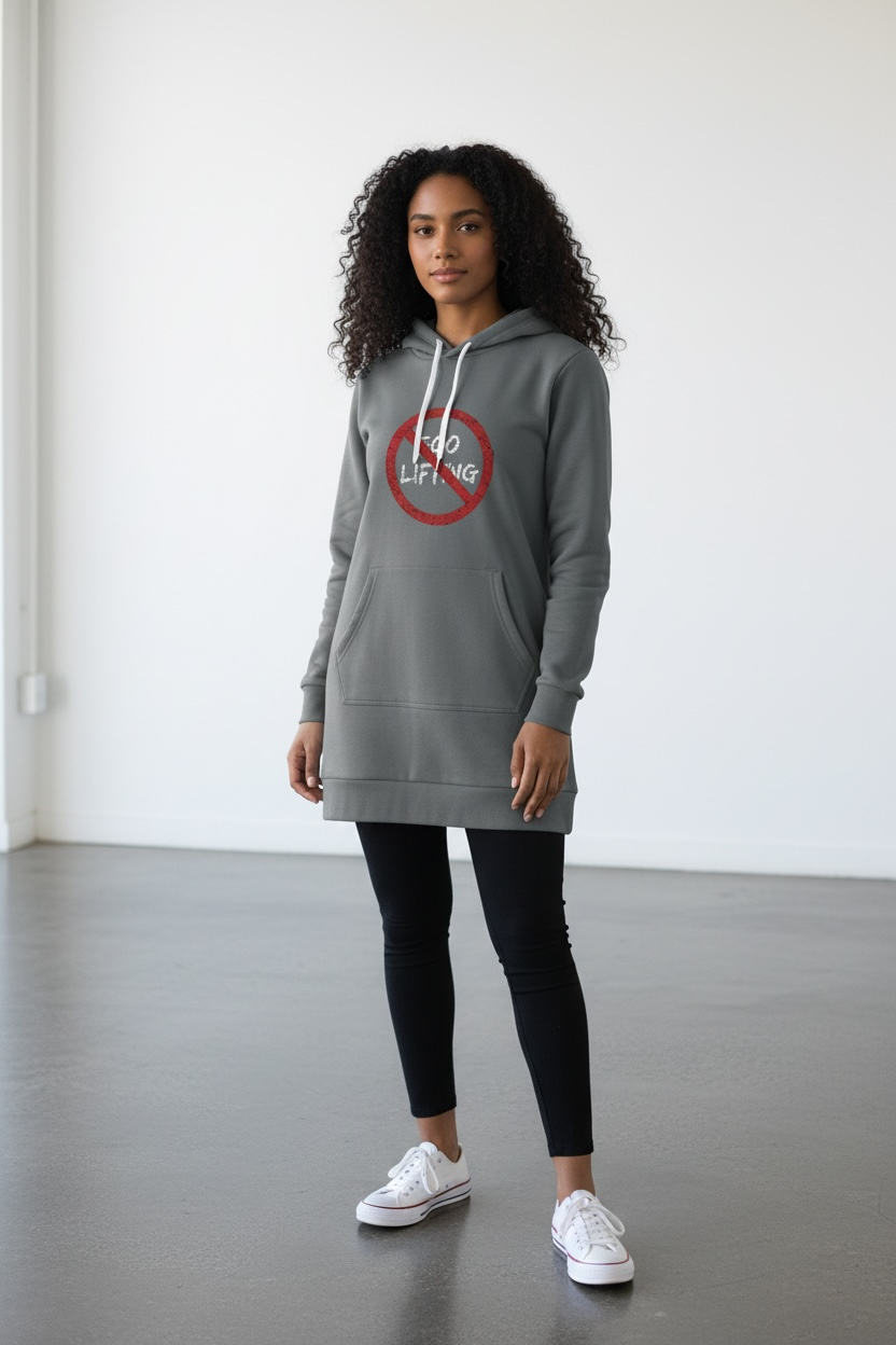 Centered | Hoodie Dress | Dark Gray
