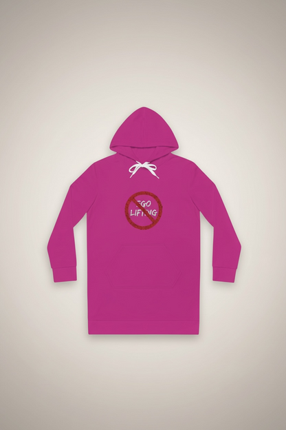Centered | Hoodie Dress | Pink