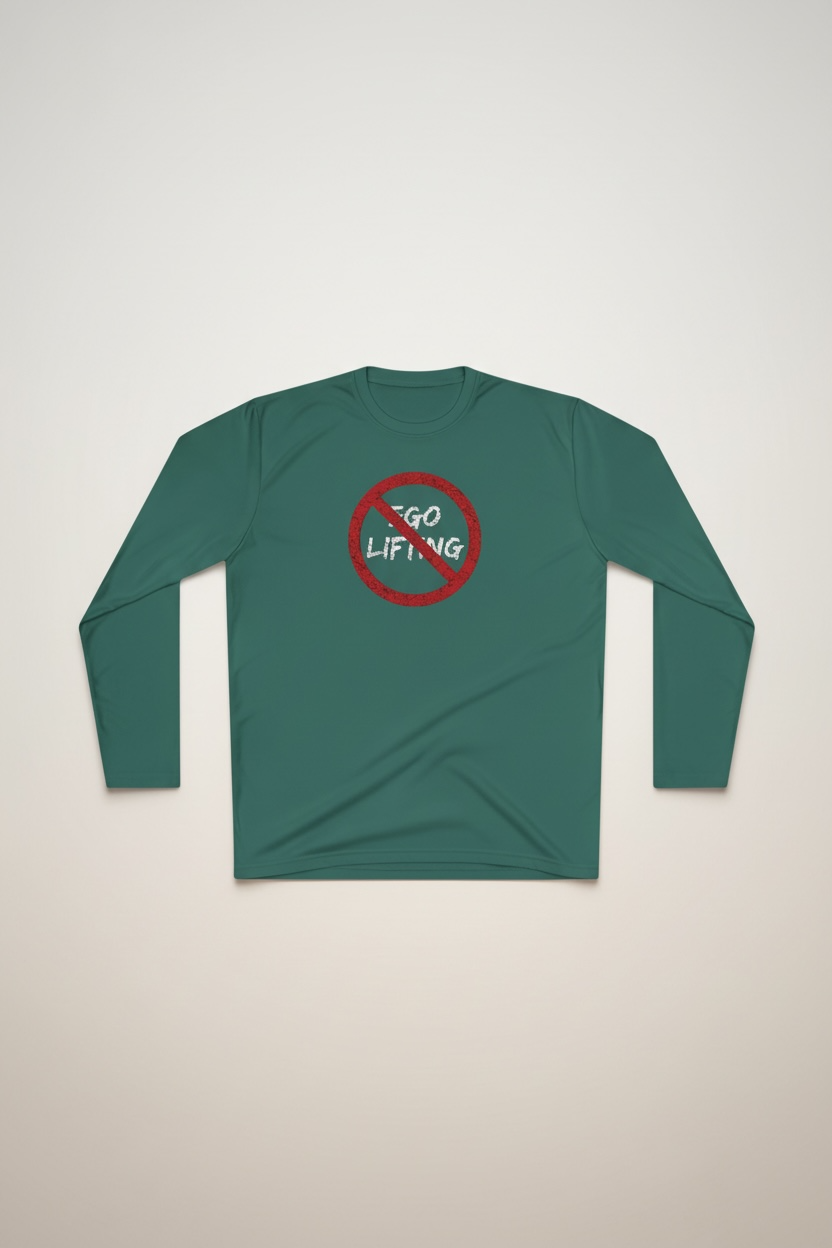 Centered | Moisture-Wicking Long Sleeve T-Shirt