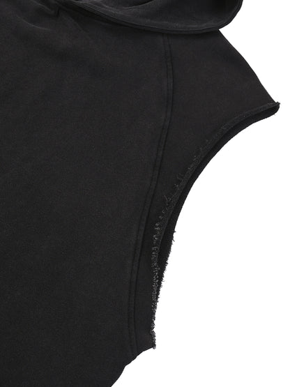 Define | Snow Washed Sleeveless Hoodie