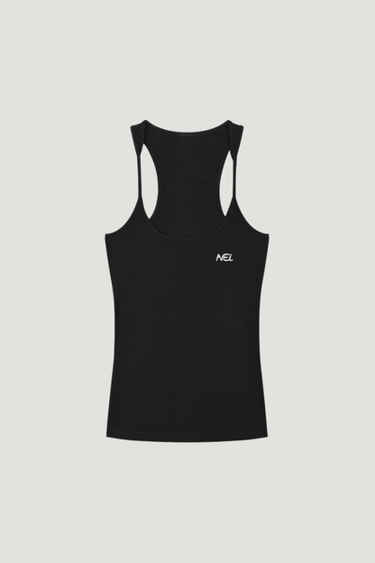 Slim Fit Ribbed Racerback Tank Top