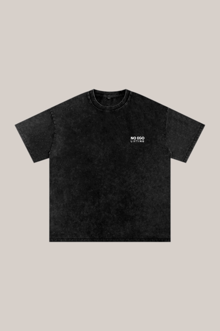 Define | Snow Washed Oversized Cotton T-Shirt