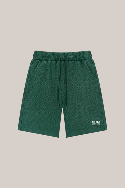Mineral Wash Waffle Knit Shorts