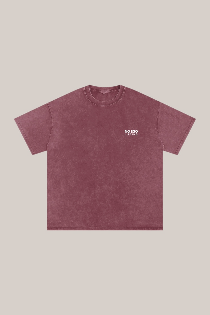 Define | Snow Washed Oversized Cotton T-Shirt