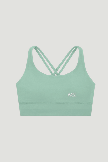 Strappy Criss-Cross Sports Bra