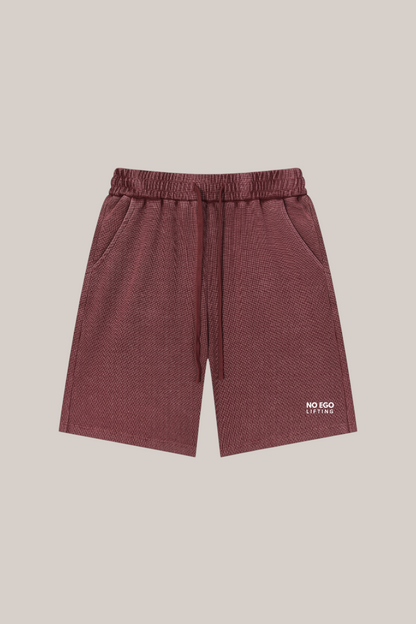 Mineral Wash Waffle Knit Shorts