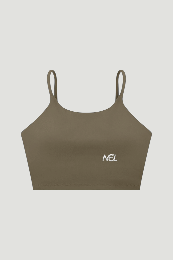 Spaghetti Strap Yoga Sports Bra