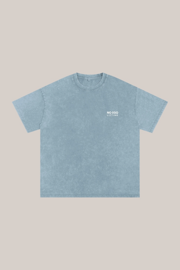 Define | Snow Washed Oversized Cotton T-Shirt