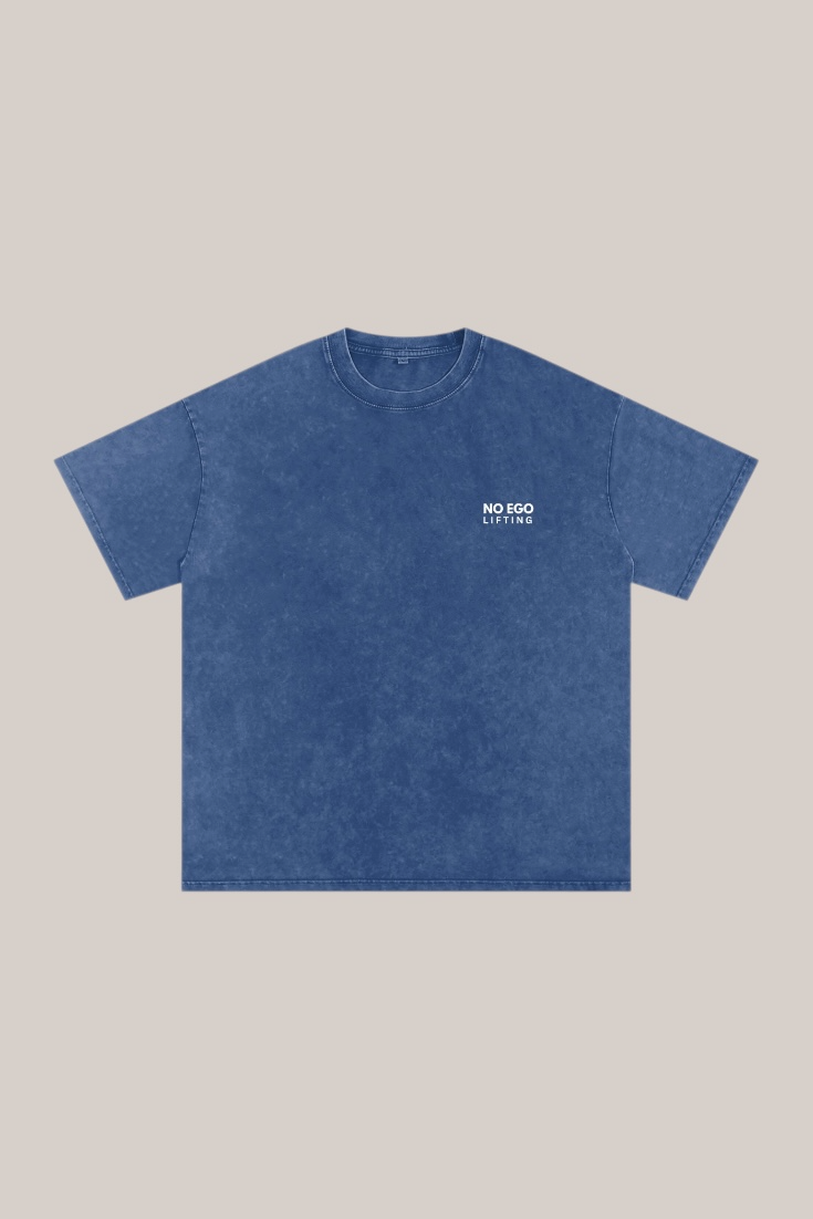Define | Snow Washed Oversized Cotton T-Shirt