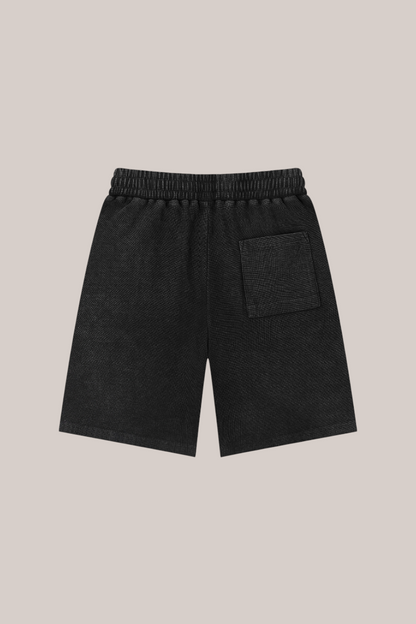 Mineral Wash Waffle Knit Shorts