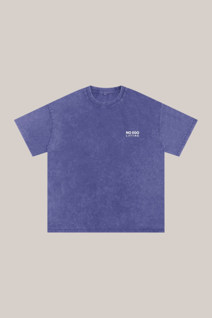 Define | Snow Washed Oversized Cotton T-Shirt