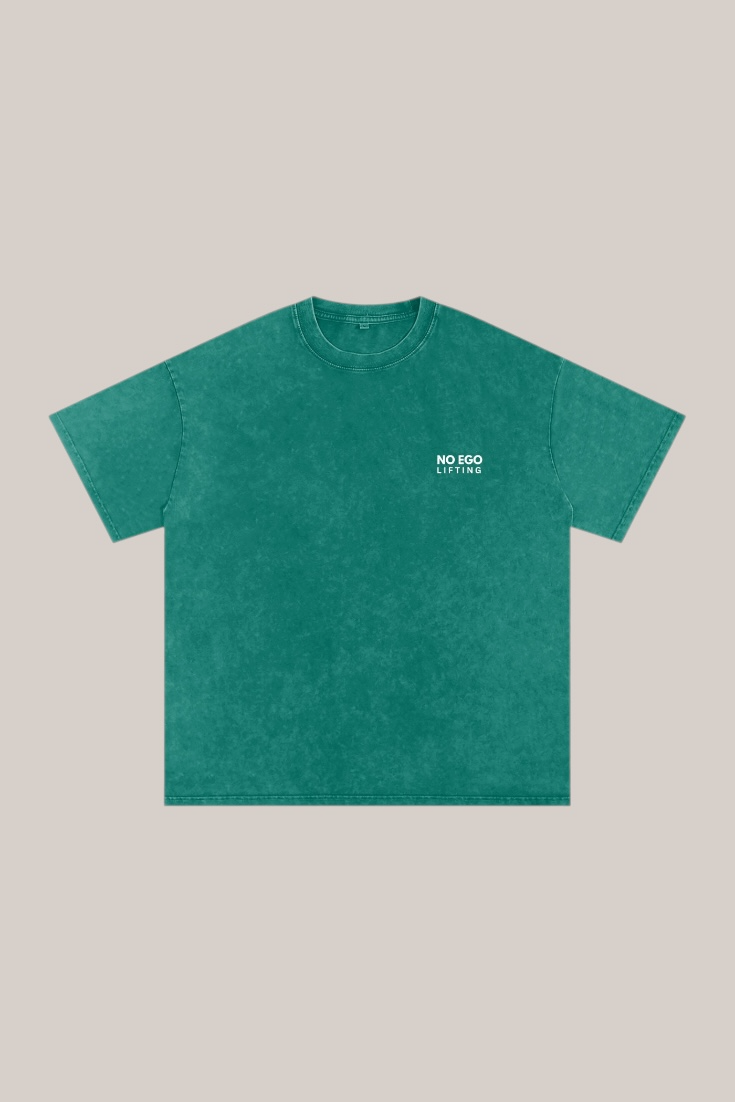 Define | Snow Washed Oversized Cotton T-Shirt