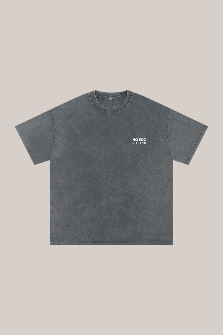 Define | Snow Washed Oversized Cotton T-Shirt