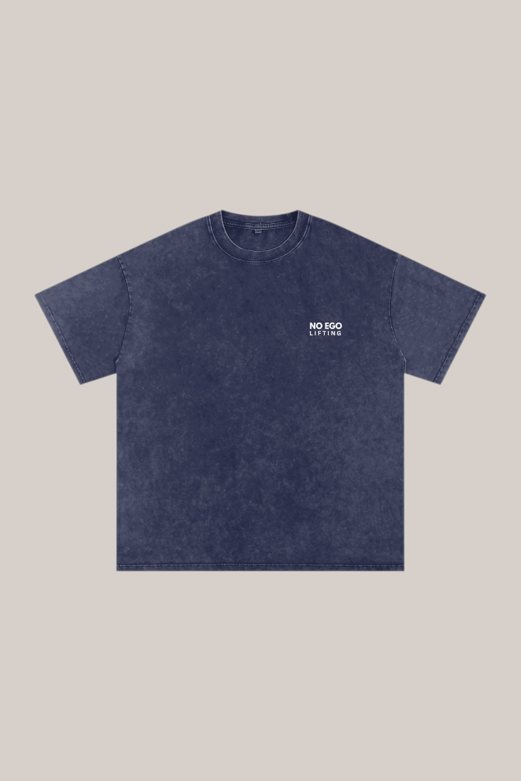 Define | Snow Washed Oversized Cotton T-Shirt
