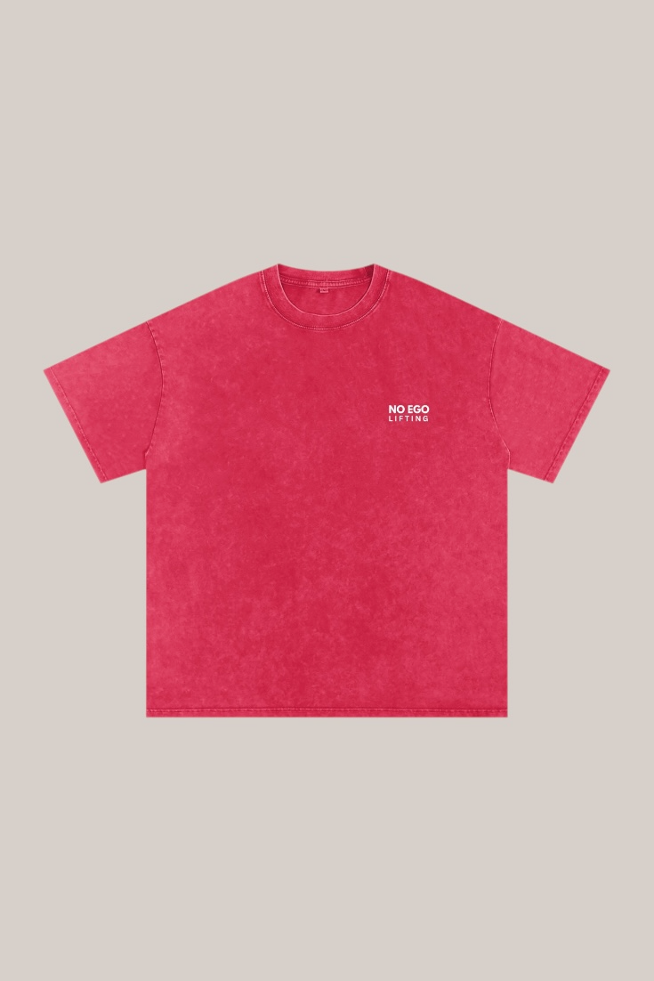 Define | Snow Washed Oversized Cotton T-Shirt
