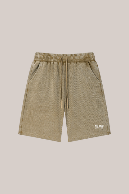 Mineral Wash Waffle Knit Shorts