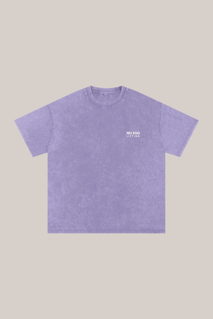 Define | Snow Washed Oversized Cotton T-Shirt