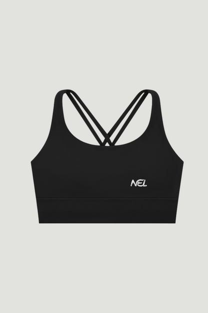 Strappy Criss-Cross Sports Bra
