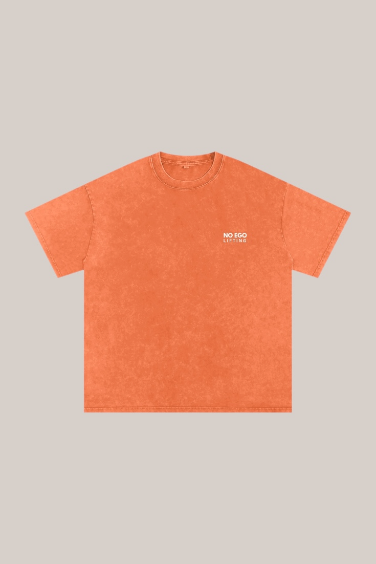 Define | Snow Washed Oversized Cotton T-Shirt